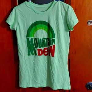 Women's tnt Brand Mountain Dew Logo T-Shirt XXL